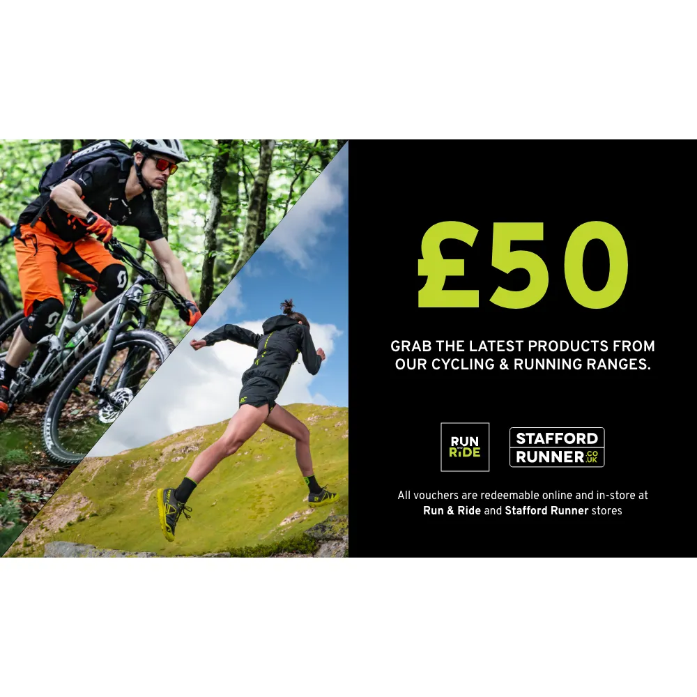 GBP 50 Run and Ride Gift eVoucher