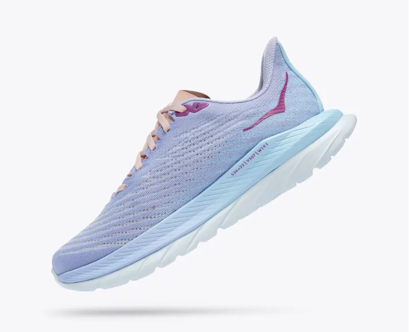 Hoka Mach 5 Womens Road Running Shoe - Baby Lavender Summer Song