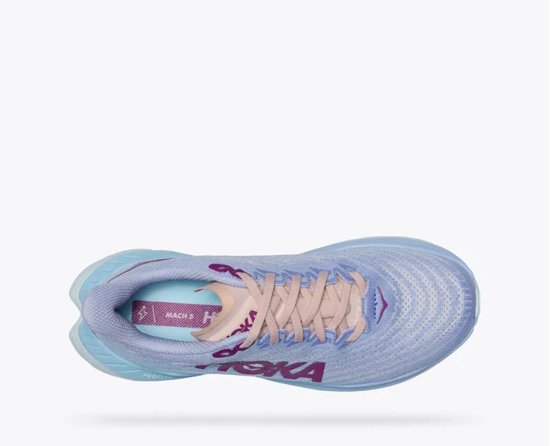 Hoka Mach 5 Womens Road Running Shoe - Baby Lavender Summer Song-3