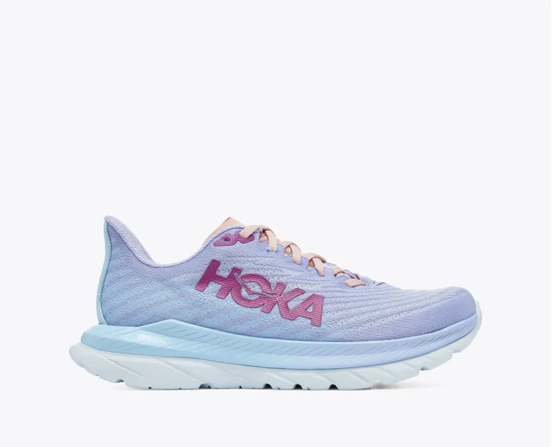 Hoka Mach 5 Womens Road Running Shoe - Baby Lavender Summer Song-5