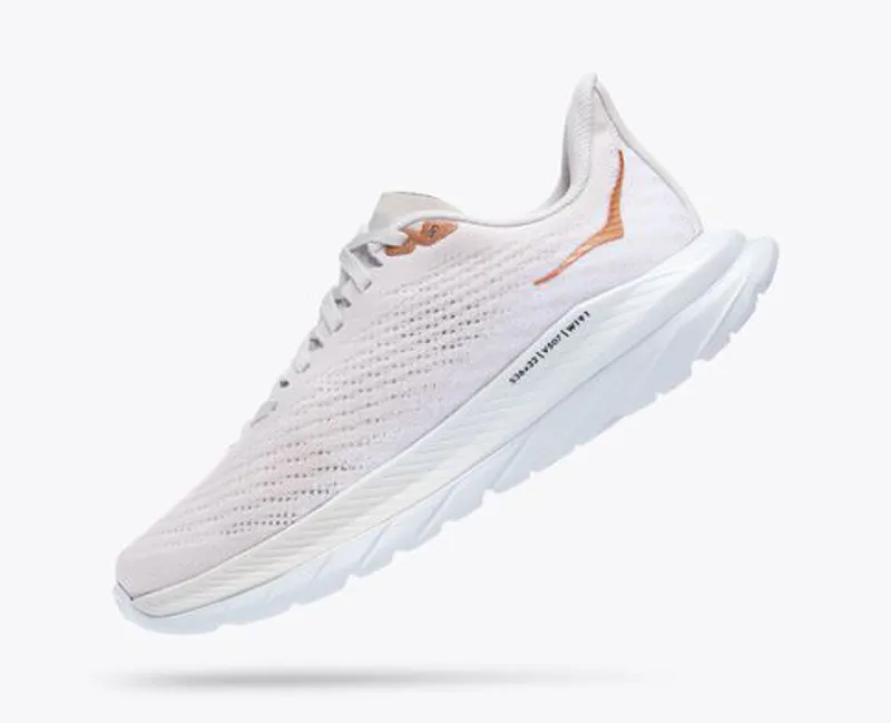 Hoka Mach 5 Road Running Shoe - White Copper-3