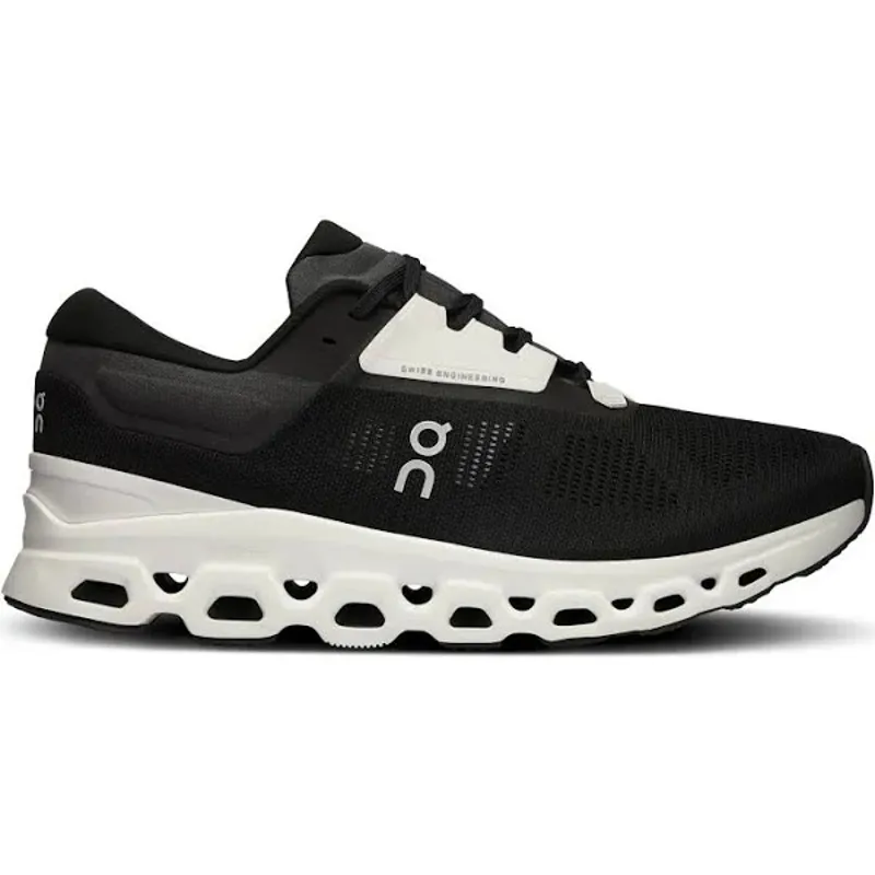 On Cloudstratus 3 Road Running Shoes - Black Frost