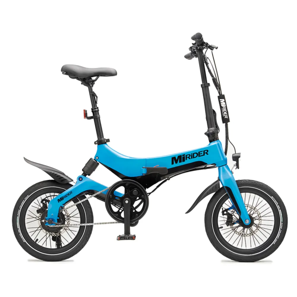MiRider One Electric Folding eBike - Azure Blue