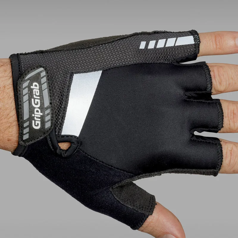 GripGrab SuperGel Padded Short Finger Summer Gloves - Black-1