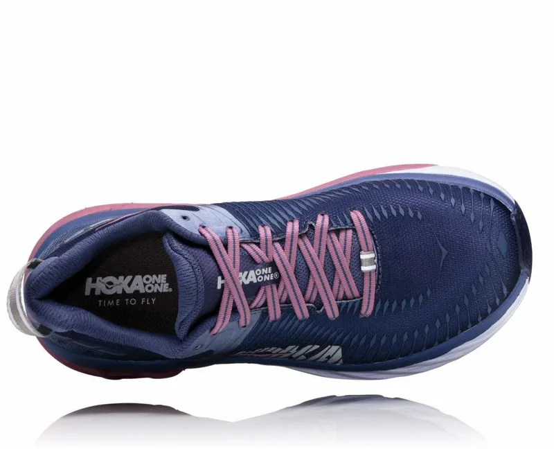 Hoka Arahi 2 Womens Stability Road Running Shoe Marlin Blue Ribbon-5