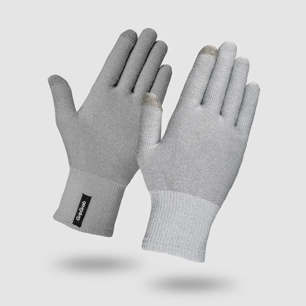 GripGrab Merino Wool Liner Glove - Grey