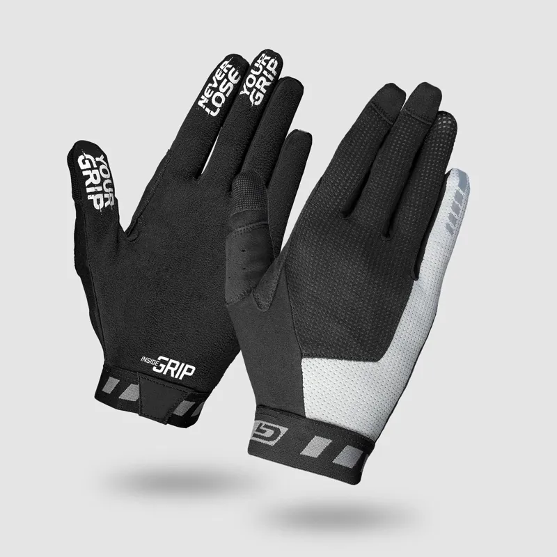 GripGrab Vertical InsideGrip Full Finger Summer Gloves - Black