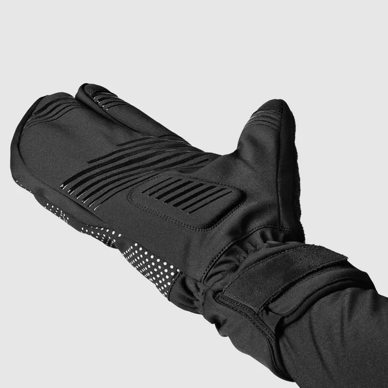 GripGrab Ride Windproof Deep Winter Lobster Gloves - Black-1