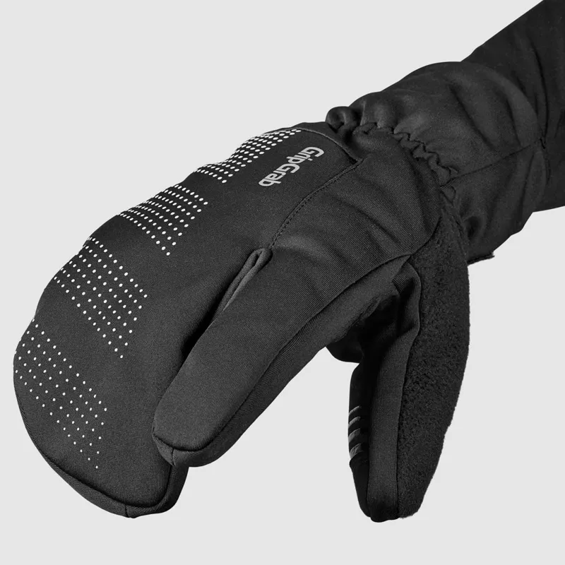 GripGrab Ride Windproof Deep Winter Lobster Gloves - Black-3