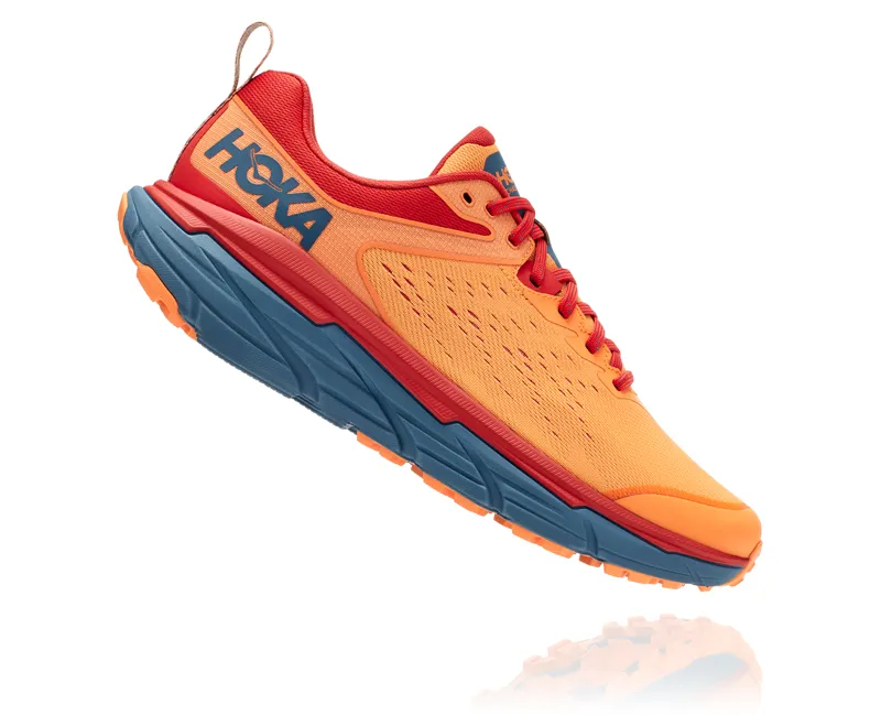 Hoka Challenger ATR 6 Mens Trail Running Shoes - Blazing Orange Fiesta-1