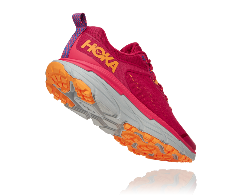 Hoka Challenger ATR 6 Womens Trail Running Shoes - Jazzy Paradise Pink-2
