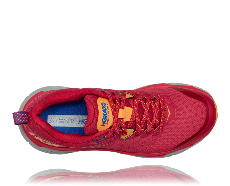 Hoka Challenger ATR 6 Womens Trail Running Shoes - Jazzy Paradise Pink-4