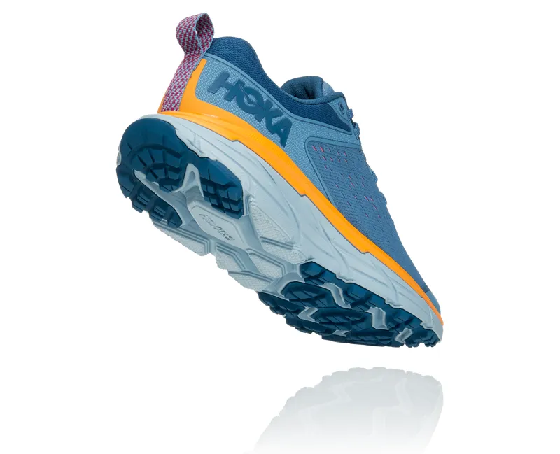 Hoka Challenger 6 Womens Trail Running Shoes - Provincial Blue Saffron-2