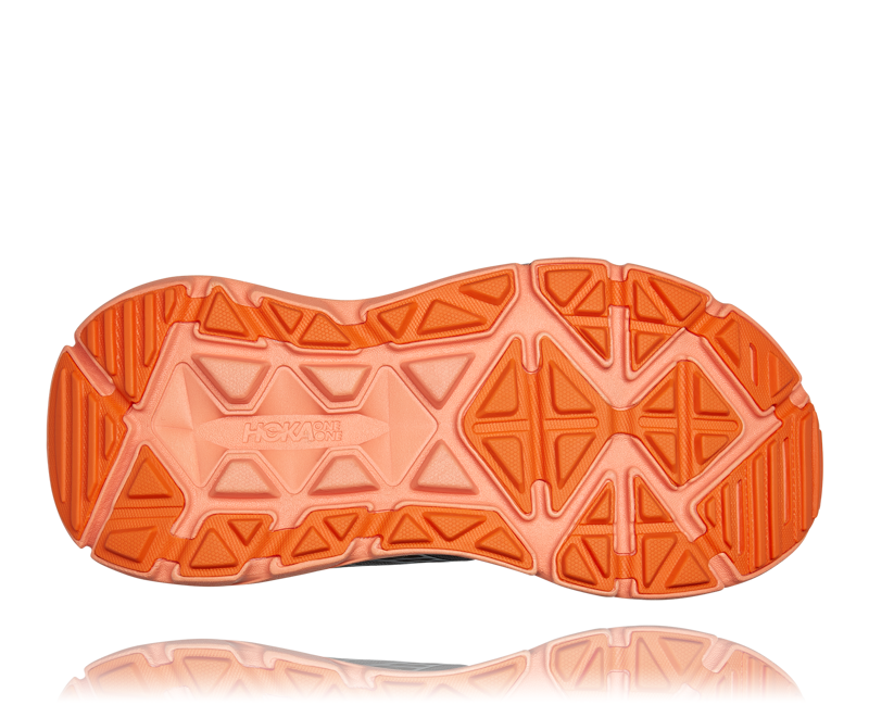 Hoka Stinson ATR 6 Womens Trail Running Shoes - Castlerock Cantaloupe-5