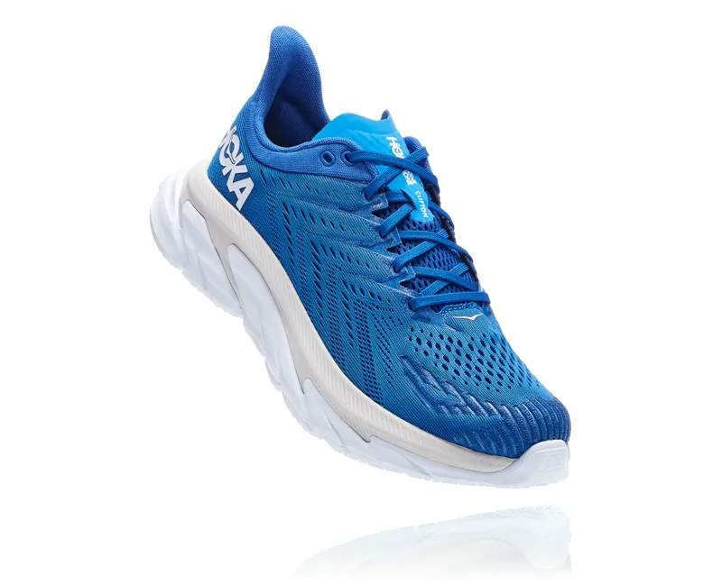 Hoka Clifton Edge Mens Road Running Shoe Turkish Sea White