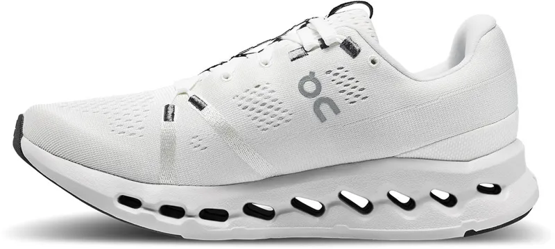 On Cloudsurfer Road Running Shoes - Frost White-1
