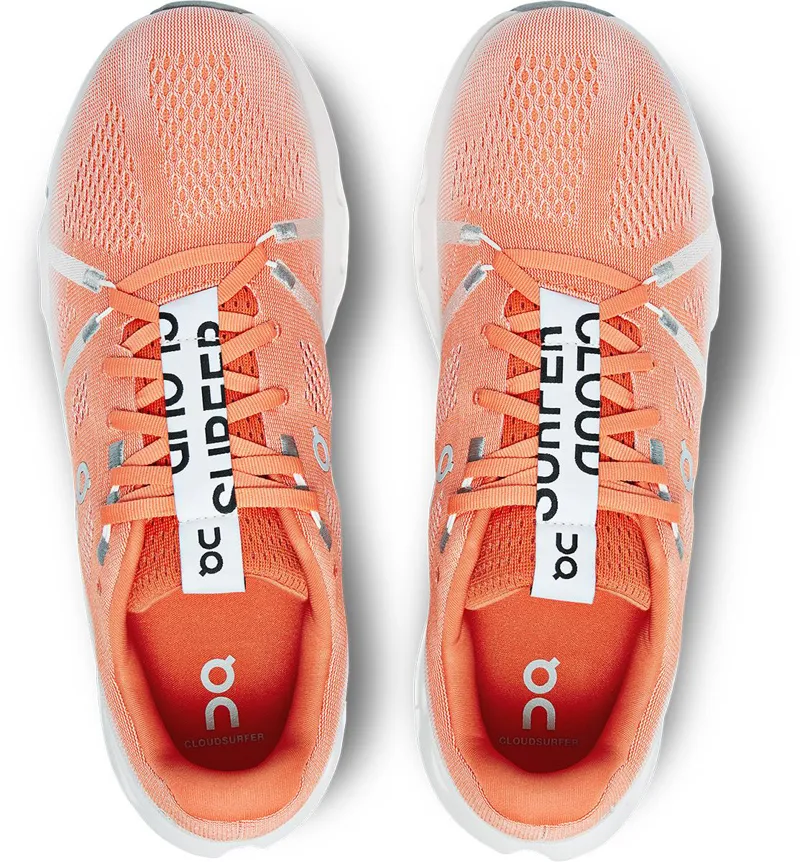 On Cloudsurfer Road Running Shoes - Flame White - Size 9-1