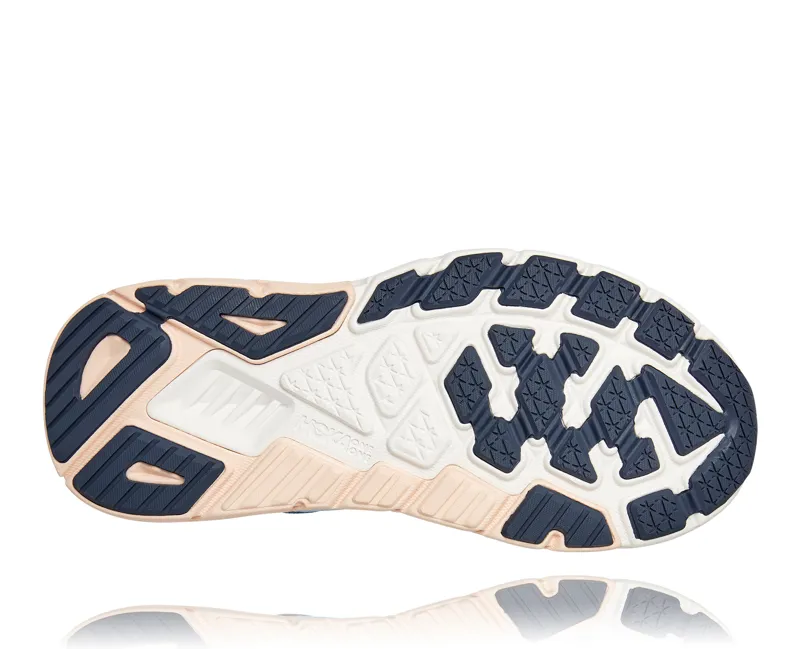 Hoka Arahi 5 Womens Running Shoe - Blue Fog Provisional Blue-5