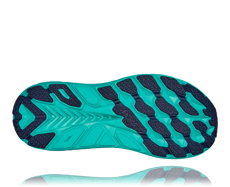 Hoka Clifton 8 Womens Wide Running Shoe - Outer Space Atlantis-5