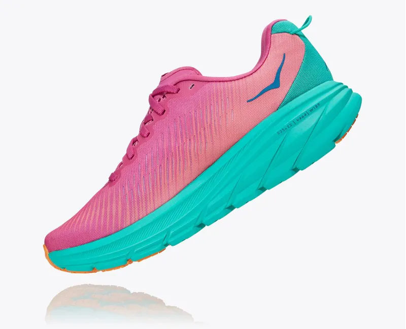 Hoka Womens Rincon 3 Road Running Shoes - Phlox Pink Atlantis-3