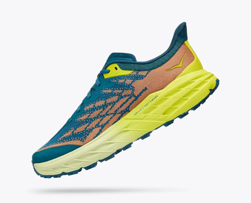Hoka Speedgoat 5 Trail Running Shoes - Blue Coral Evening Primrose-2