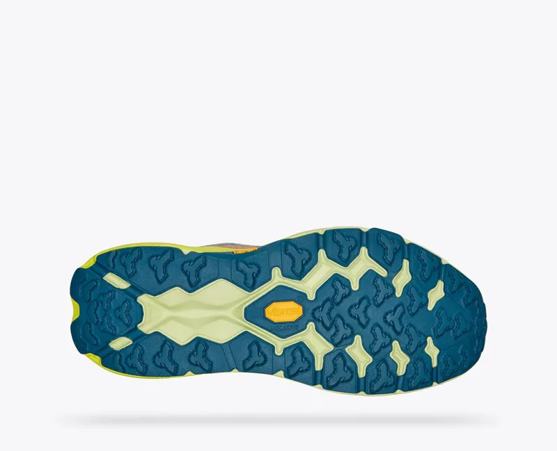 Hoka Speedgoat 5 Trail Running Shoes - Blue Coral Evening Primrose-4