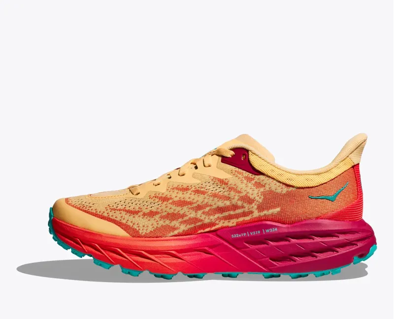 Hoka Speedgoat 5 Womens Trail Running Shoes - Impala Flame-3