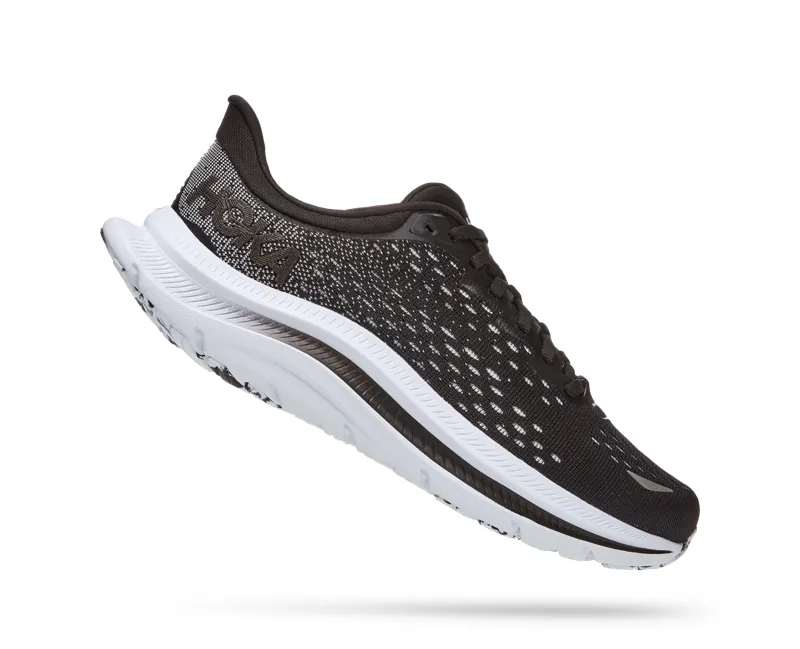 Hoka Kawana Womens Road Running Shoe - Black White-1