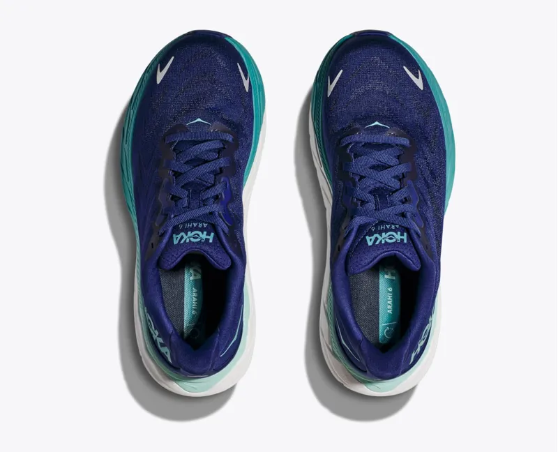 Hoka Arahi 6 Womens Road Running Shoe - Bellwether Blue Ocean Mist-1