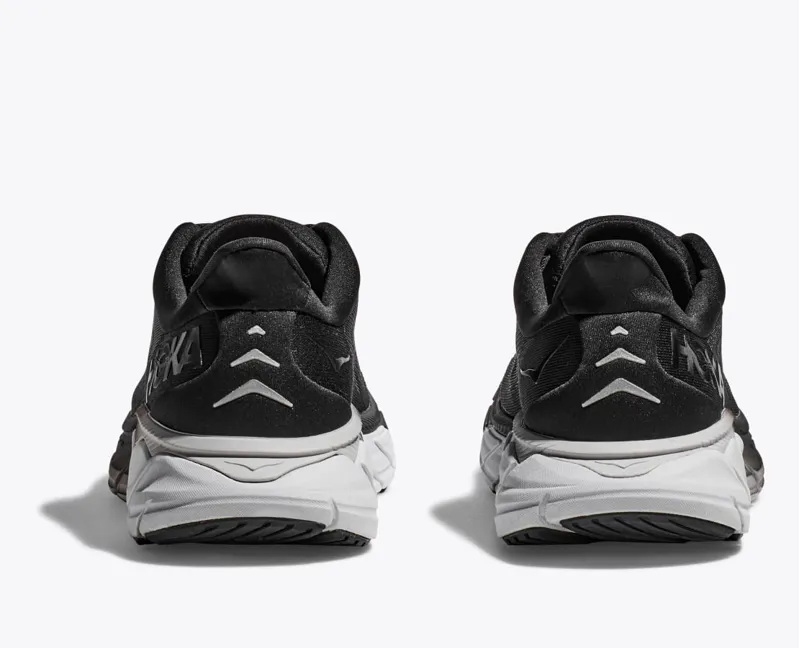 Hoka Arahi 6 Womens Wide Fit Road Running Shoe - Black White-1