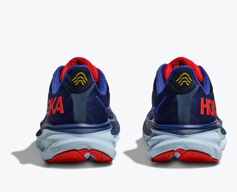 Hoka Clifton 9 Road Running Shoes - Bellwether Blue Dazzling Blue-3