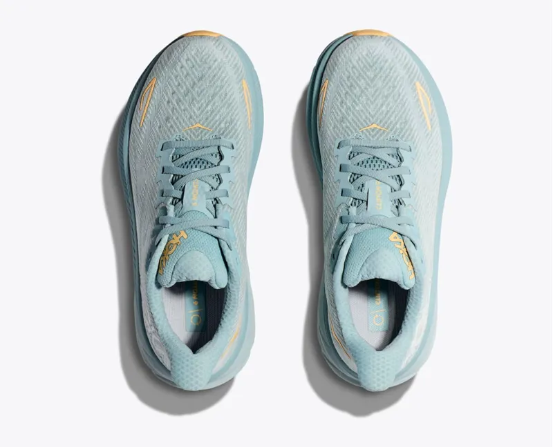 Hoka Clifton 9 Road Running Shoes - Cloud Blue Ice Flow-1