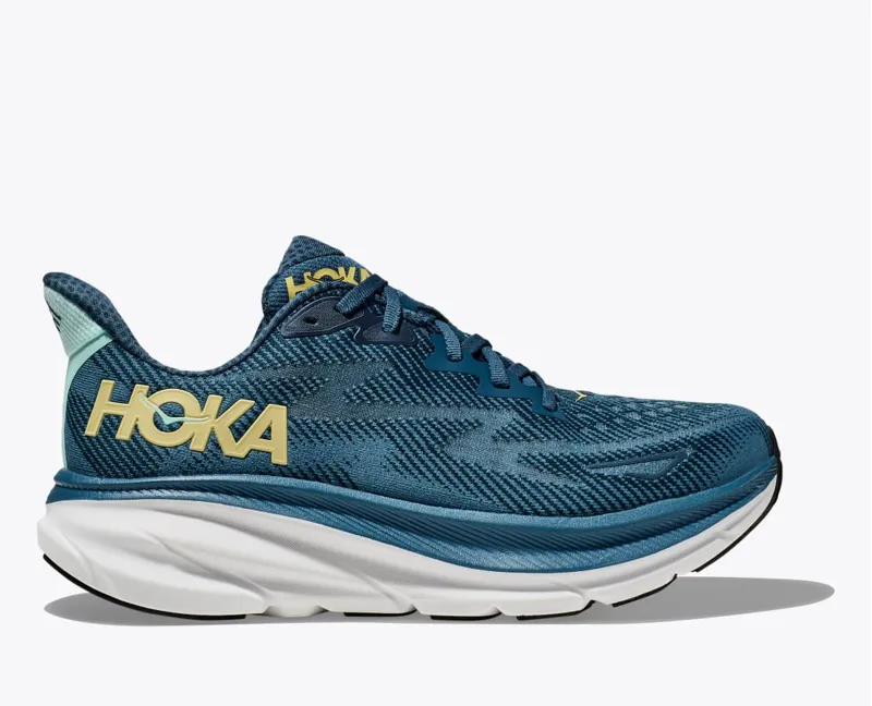 Hoka Clifton 9 Road Running Shoes - Midnight Ocean Bluesteel