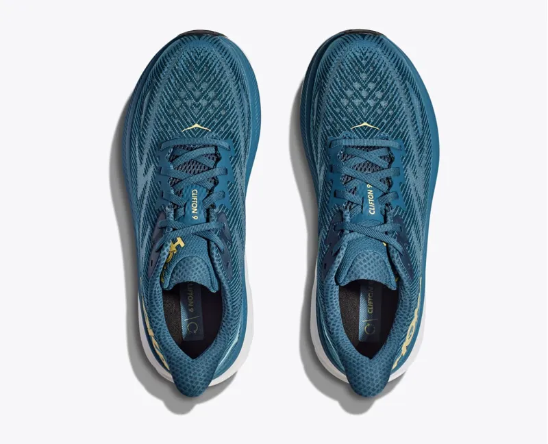 Hoka Clifton 9 Road Running Shoes - Midnight Ocean Bluesteel-1