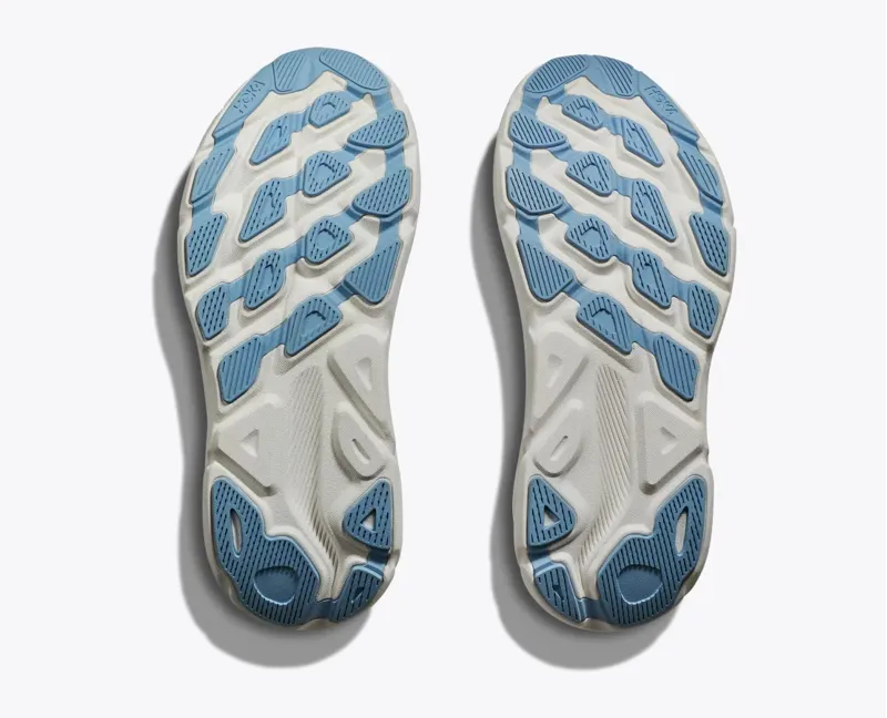 Hoka Clifton 9 Wide Fit Road Running Shoes - Sunlit Ocean Lilac Mist-3