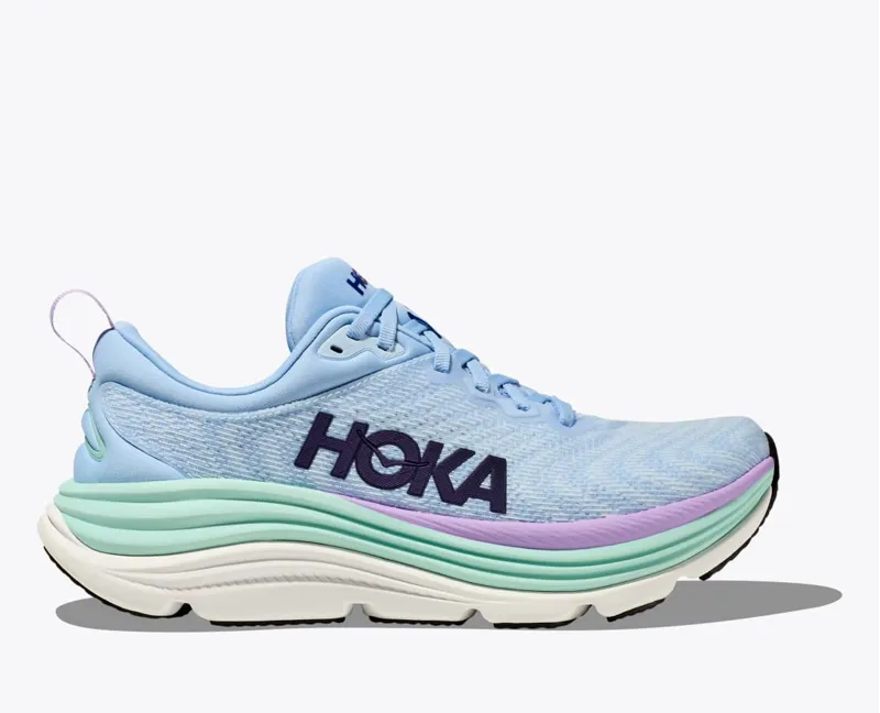 Hoka Gaviota 5 Womens Road Running Shoes - Airy Blue Sunlit Ocean