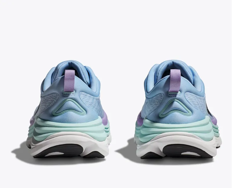 Hoka Gaviota 5 Womens Road Running Shoes - Airy Blue Sunlit Ocean-2