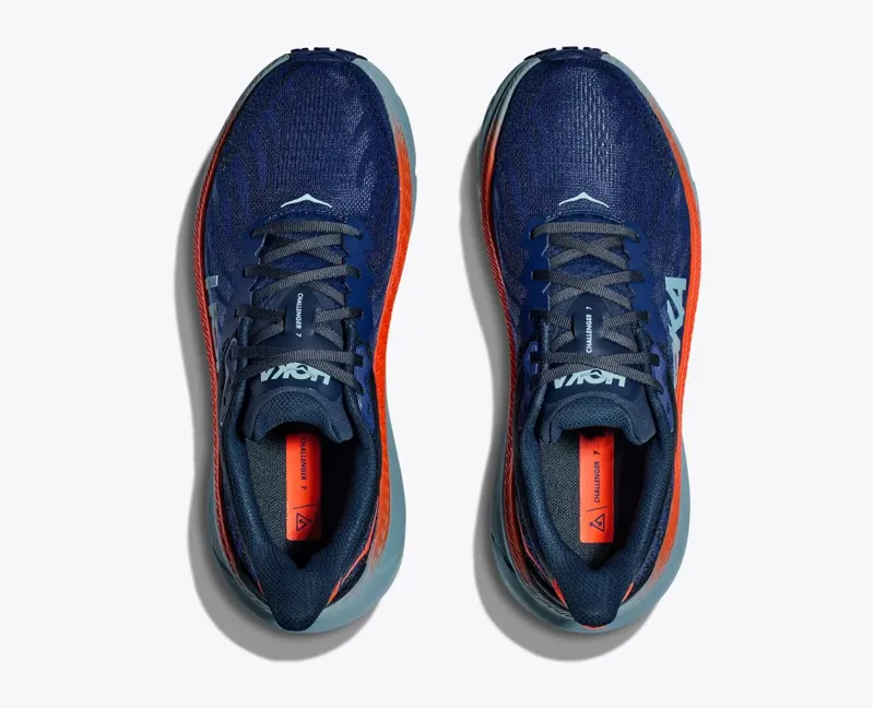 Hoka Challenger 7 All-Terrain Running Shoes - Bellwether Blue Stone Blue-1