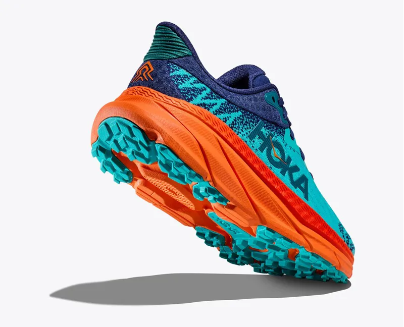 Hoka Challenger 7 All-Terrain Running Shoes - Ceramic Vibrant Orange-2