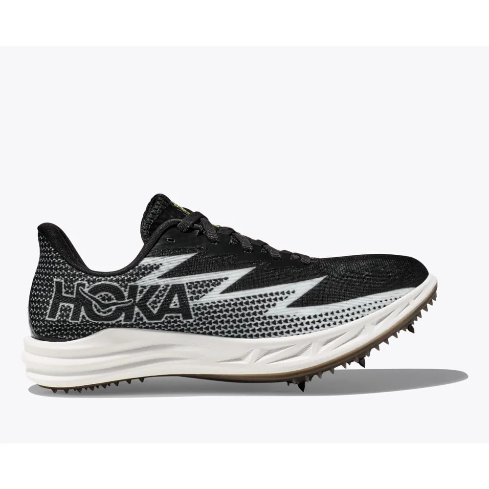 Hoka Crescendo MD Racing Spikes - Black White 7 UK