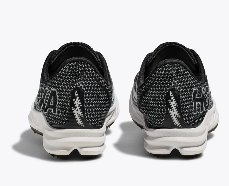Hoka Crescendo MD Racing Spikes - Black White-2
