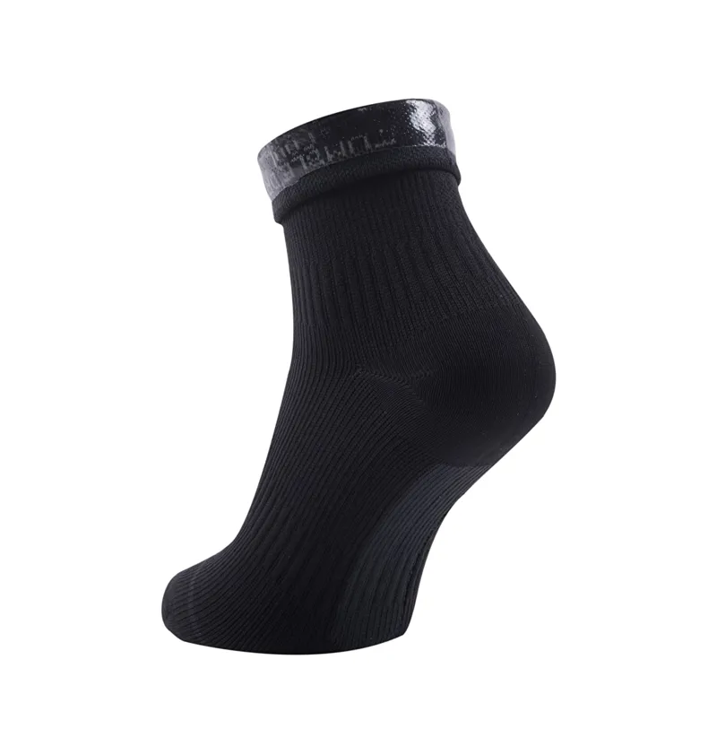Sealskinz Road Ankle Socks inc Hydrostop Black Run and Ride