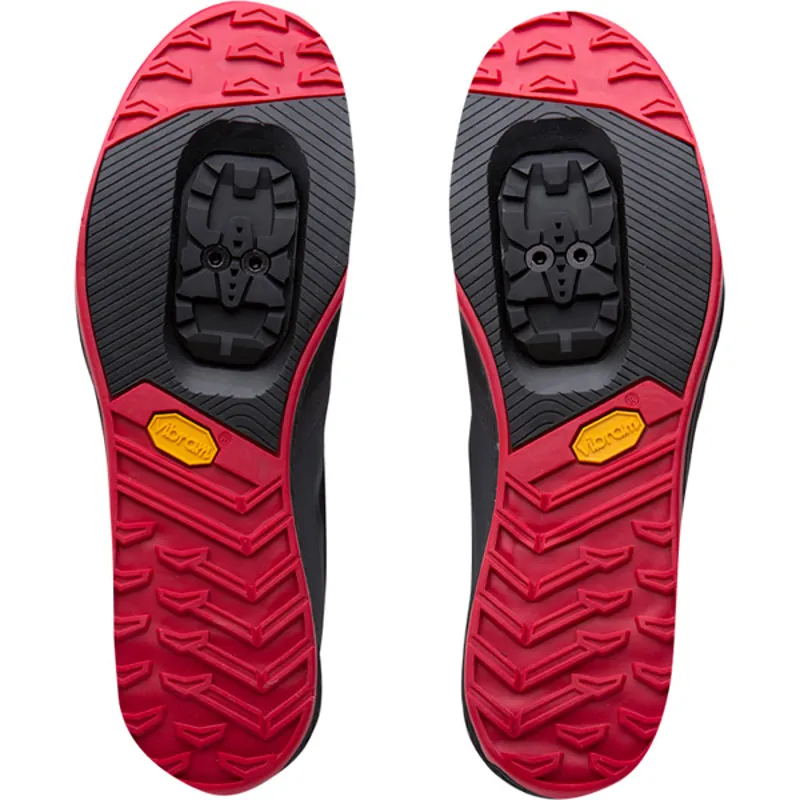 Pearl Izumi X-Alp Launch SPD Pedal Mountain Bike Shoe Black Red-1