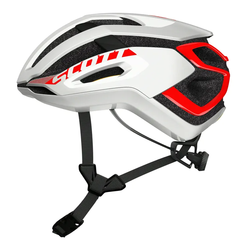 Scott Centric PLUS Helmet White Red-1