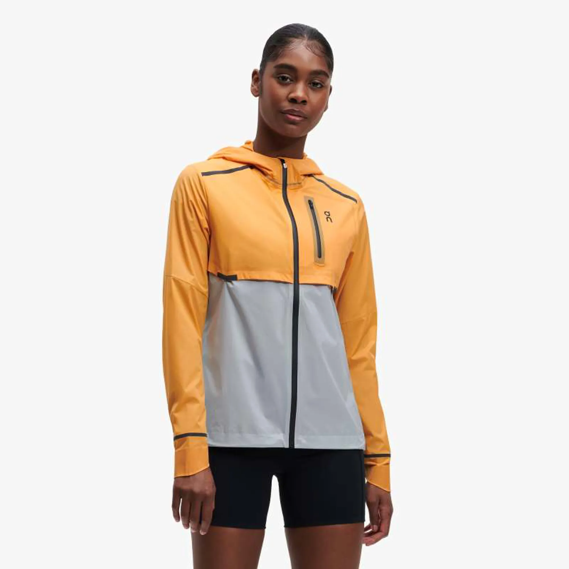 On Running Womens Weather Jacket Mango Hall Run and Ride