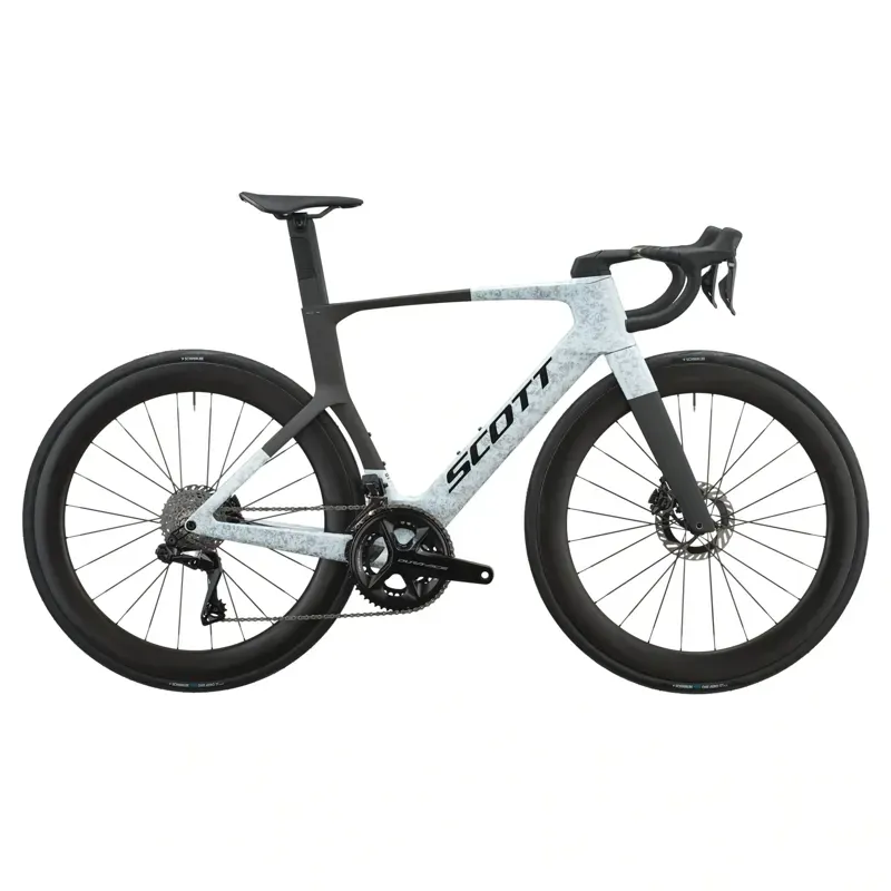 2027 Scott Foil RC Pro Road Bike - Rush White Carbon Black