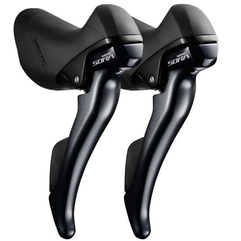 Shimano Sora R3000 STI Levers 9spd Double - Grey 