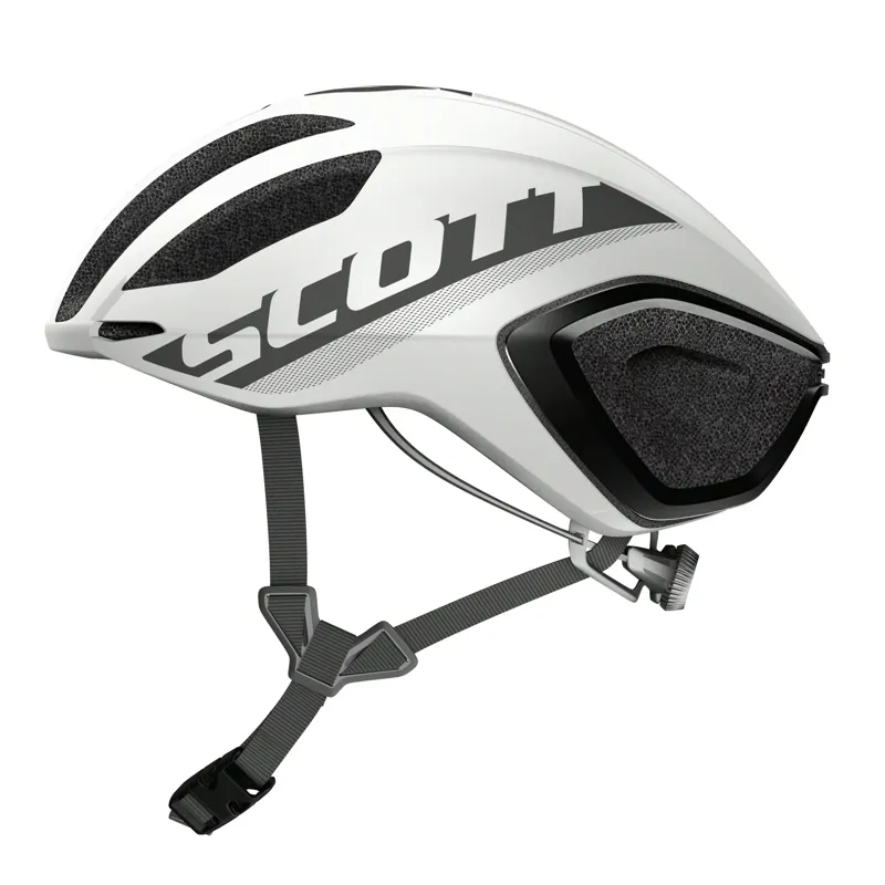 Scott Cadence Plus Aero Road Helmet - White Black-1