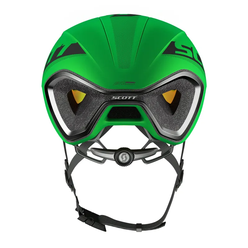 Scott Cadence PLUS Aero Road Helmet - Green Flash Black-3