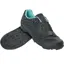Scott Womens MTB Comp BOA Shoes - Matt Black Turquoise Blue